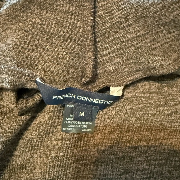 French Connection Gray Sleeveless Sweater Midi Dress With Side Slit. Medium - Picture 7 of 10